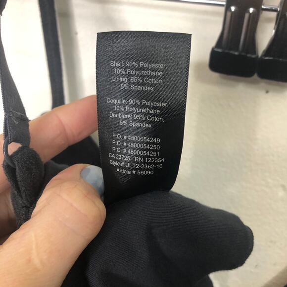 Aritzia Talula Faux Suede Martello Bustier Crop Top Charcoal Dark Grey 10 - Picture 6 of 7